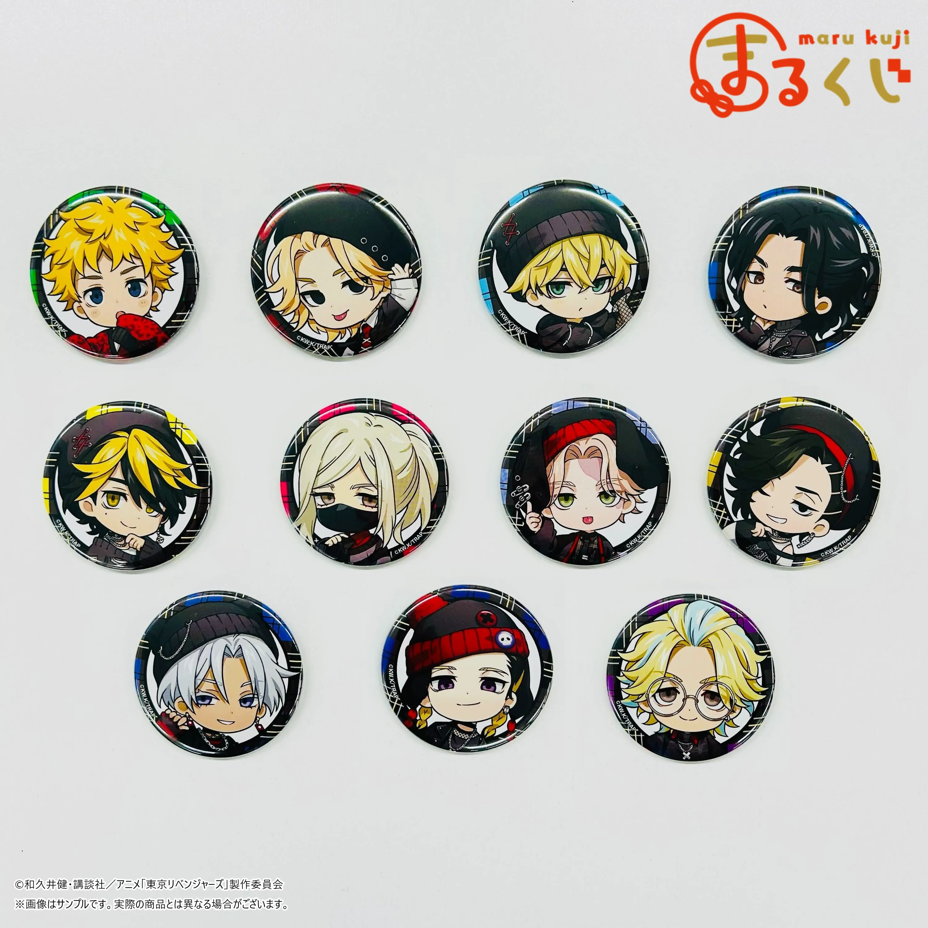 まるくじ 東京リベンジャーズ 東リべ 缶バッジ 佐野 松野 イザナ 蘭 竜胆 東京リベンジャーズ - 佐野万次郎 (マイキー) 缶バッジ 東京